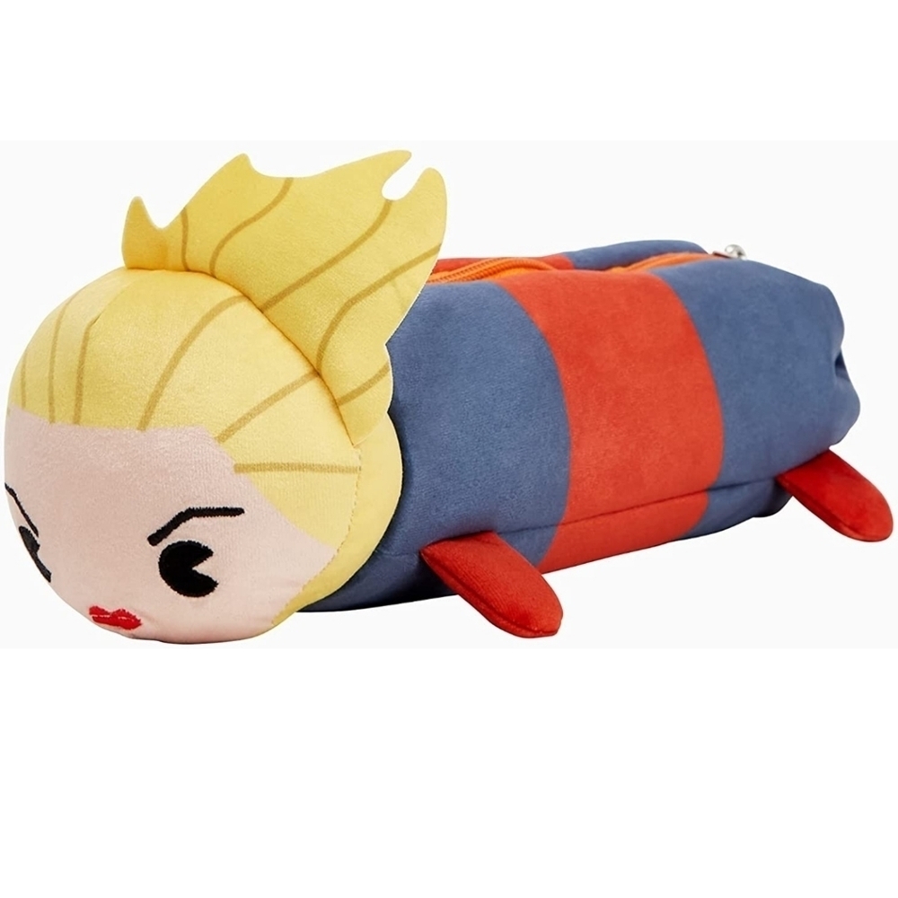 🔥3/$15🔥Captain Marvel Yoobi‎ Soft Pencil Case